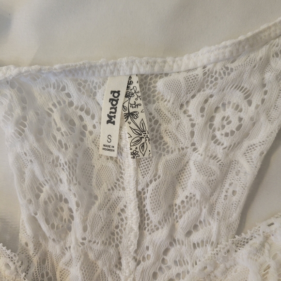 Mudd White Floral Lace Bralette - Picture 2 of 2